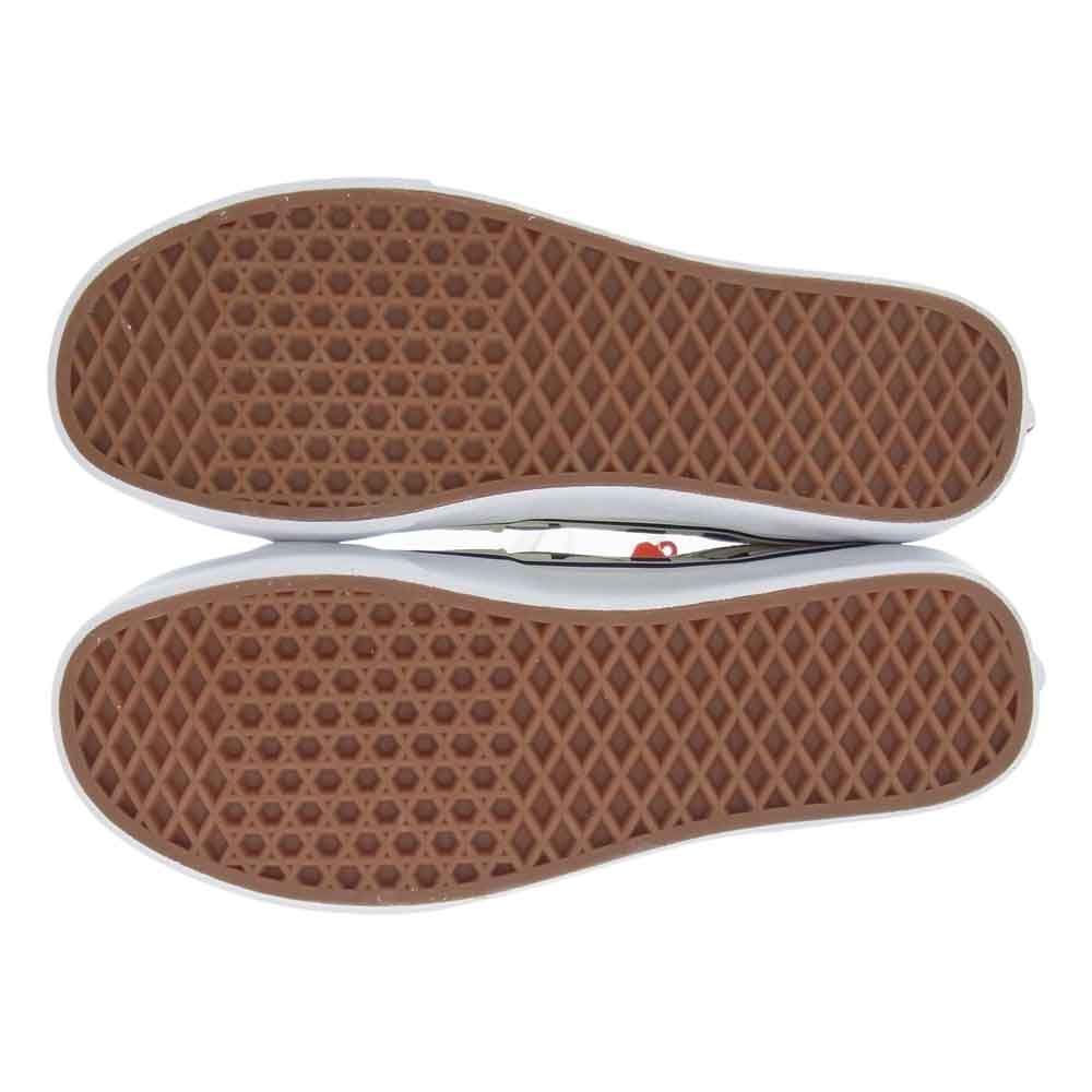 VANS バンズ SK8 HI バンズ スケートハイ WHITE CHECKER FLAMES チェッカーフレイム ハイカット スニーカー オフホワイト系 27.0cm【新古品】【未使用】【中古】