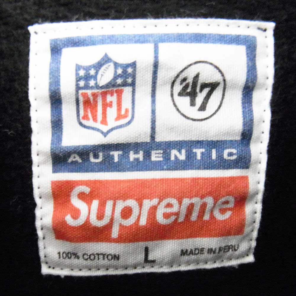 Supreme シュプリーム 19SS  Raiders 47 Hooded Sweatshirt レイダース スウェットプルオーバー スウェット パーカー ブラック ブラック系 L【中古】