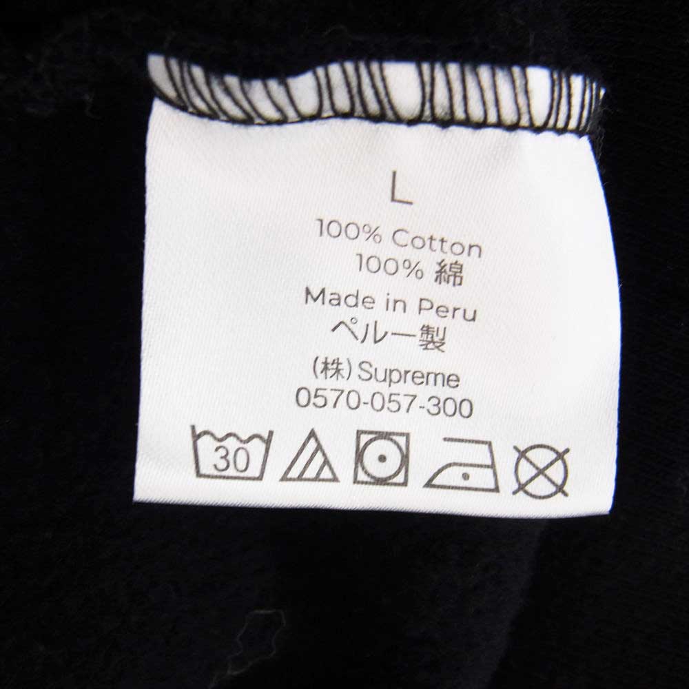 Supreme シュプリーム 19SS  Raiders 47 Hooded Sweatshirt レイダース スウェットプルオーバー スウェット パーカー ブラック ブラック系 L【中古】