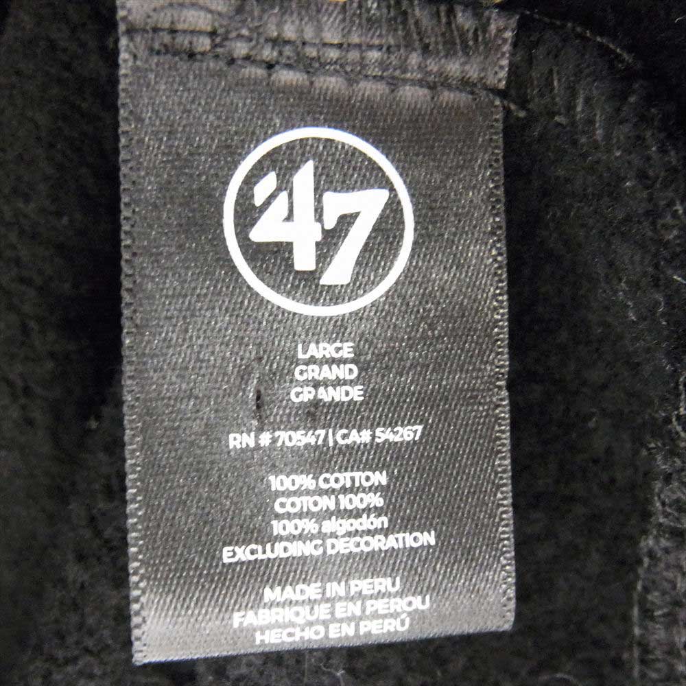 Supreme シュプリーム 19SS  Raiders 47 Hooded Sweatshirt レイダース スウェットプルオーバー スウェット パーカー ブラック ブラック系 L【中古】