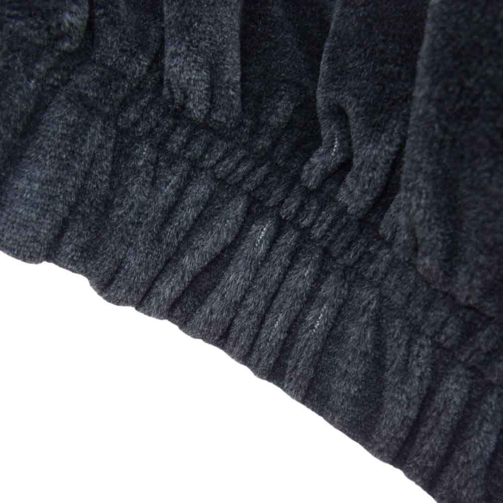 NIKE AIR JORDAN ナイキ ジョーダン 323777-032 ベロア ウォームアップ パンツ ブラック グレー  チャコール系 M【中古】