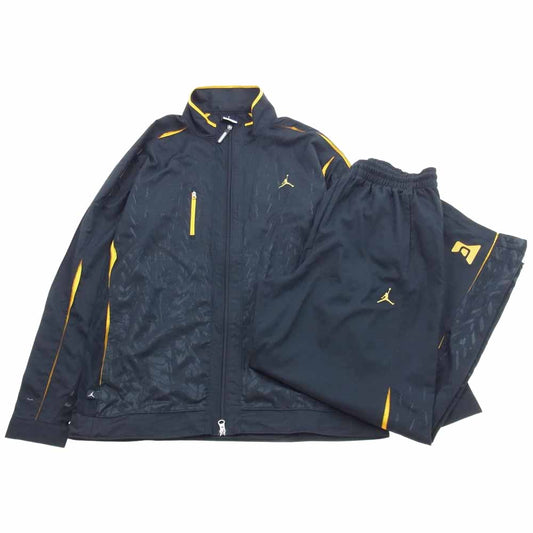 NIKE AIR JORDAN ナイキ ジョーダン DRI-FIT トラック ジャケット パンツ セットアップ ブラック系 L【中古】