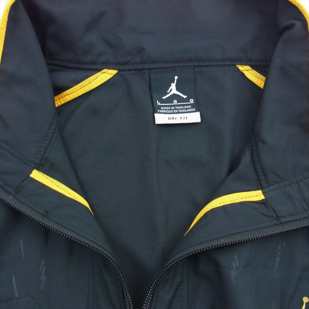 NIKE AIR JORDAN ナイキ ジョーダン DRI-FIT トラック ジャケット パンツ セットアップ ブラック系 L【中古】