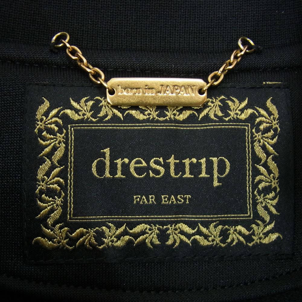 drestrip ドレストリップ ブルゾン ジャージ トラック ジャケット ロゴ ブラック系 3【中古】