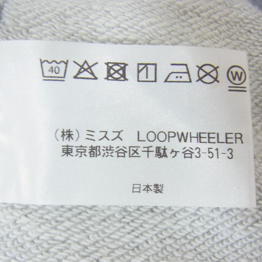 LOOPWHEELER ループウィラー コットン スウェット トレーナー グレー グレー系 L【中古】