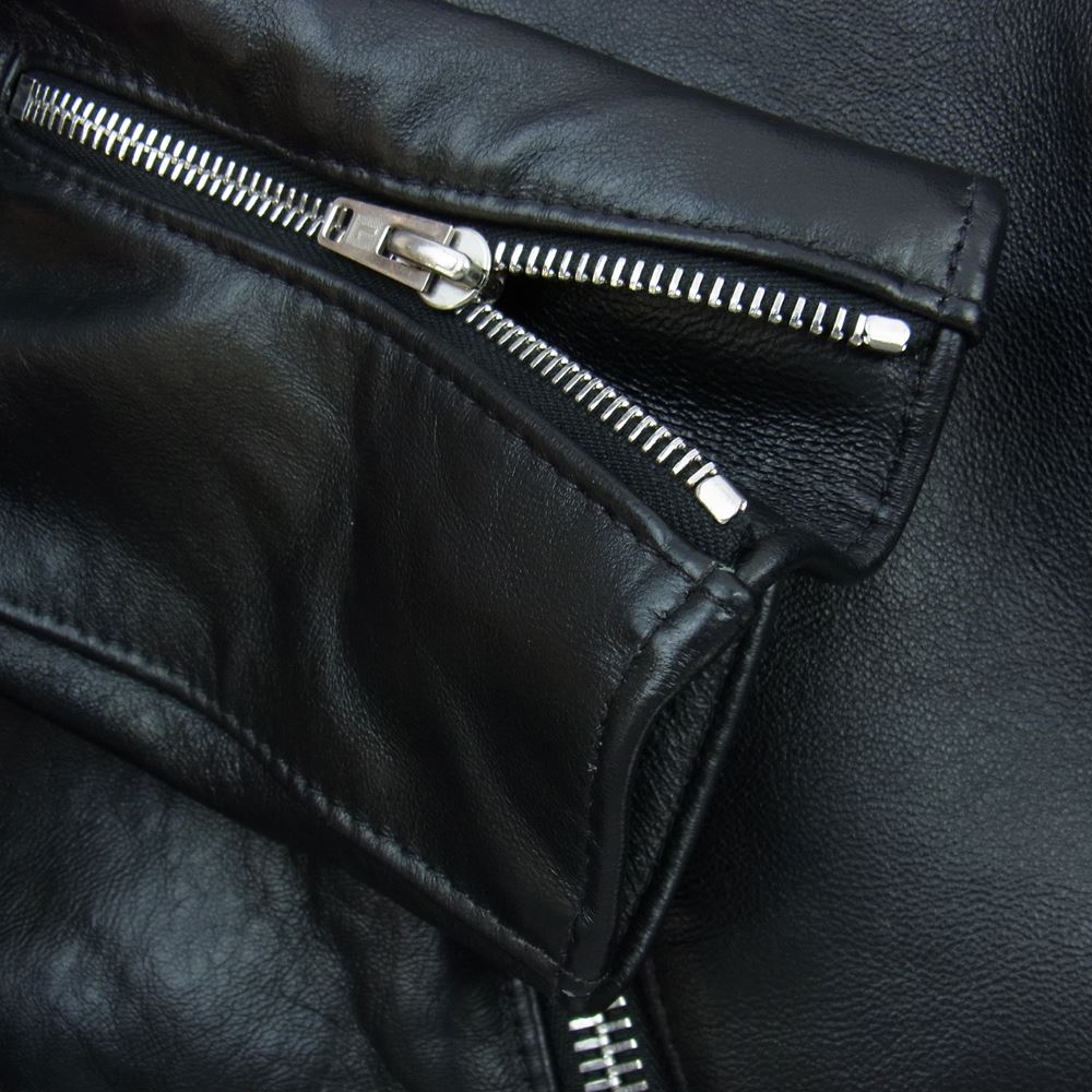 Lewis Leathers ルイスレザー 441T CYCLONE サイクロン タイトフィット ラットランドシープ ライダース ジャケット ブラック系 38【中古】