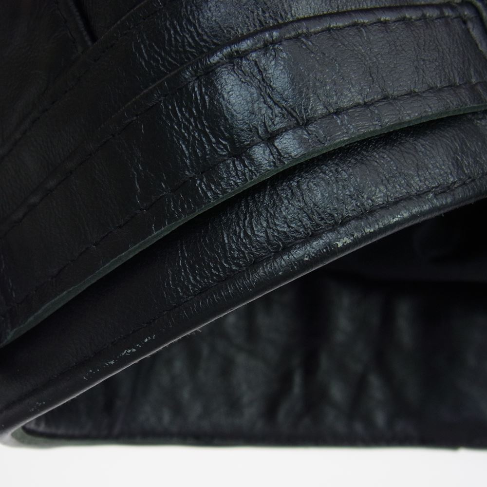 Lewis Leathers ルイスレザー 441T CYCLONE サイクロン タイトフィット ラットランドシープ ライダース ジャケット ブラック系 38【中古】