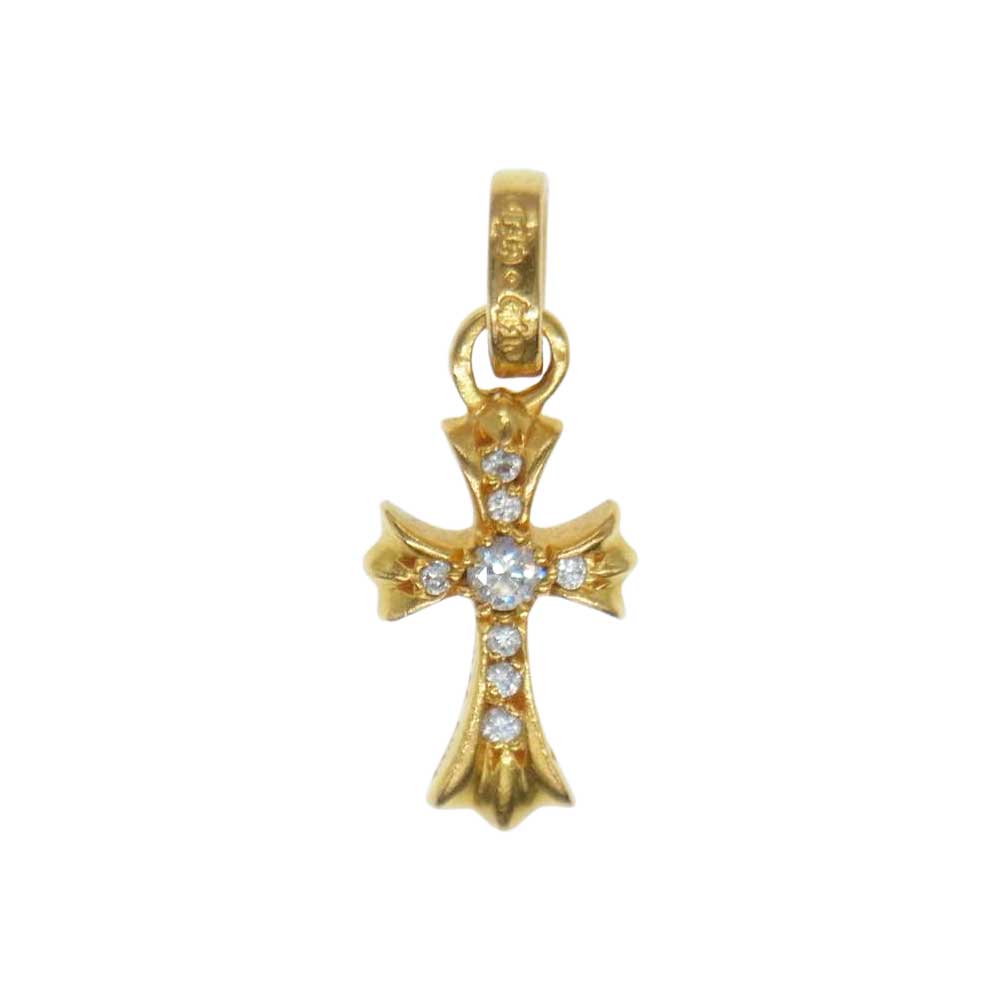 CHROME HEARTS クロムハーツ（原本有） 22K CRS BBYFAT P/DMND ベイビーファット チャーム パヴェ ダイヤ  ゴールド系【中古】