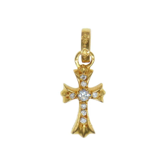 CHROME HEARTS クロムハーツ（原本有） 22K CRS BBYFAT P/DMND ベイビーファット チャーム パヴェ ダイヤ  ゴールド系【中古】