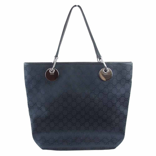 GUCCI グッチ 120836 GGキャンバス トートバッグ  ブラック系【中古】