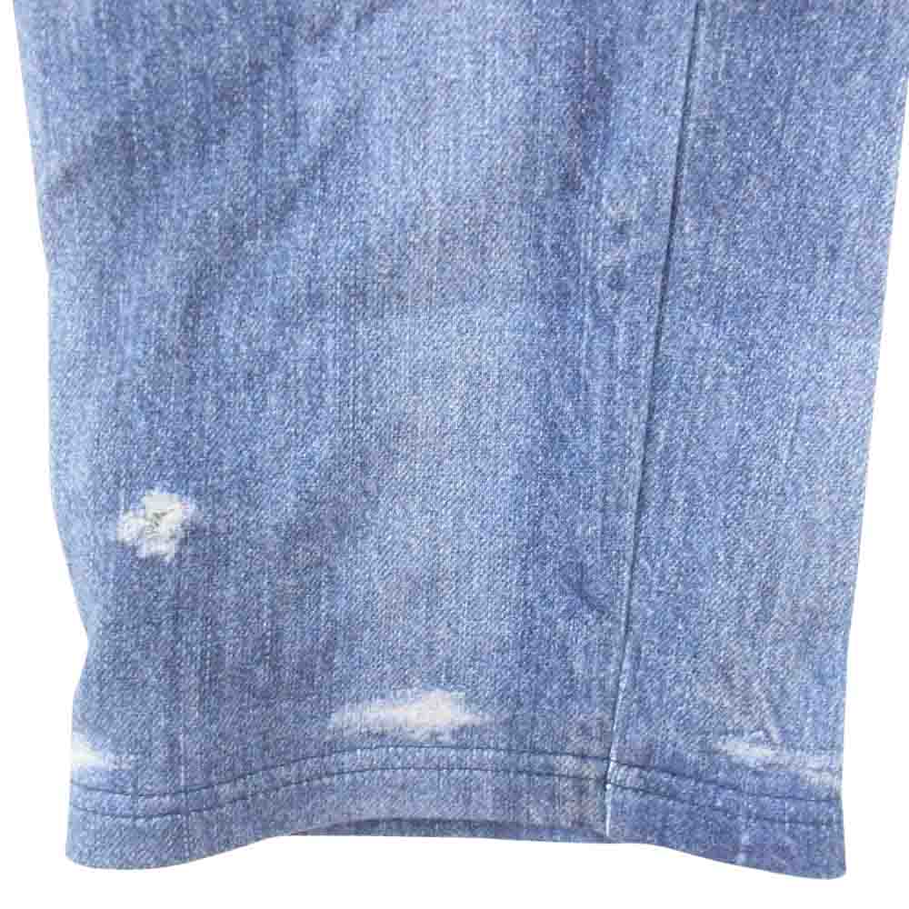 HYSTERIC GLAMOUR ヒステリックグラマー 02221CP07 GUITAR GIRL ギターガール スウェット デニム プリント パンツ インディゴブルー系 S【中古】