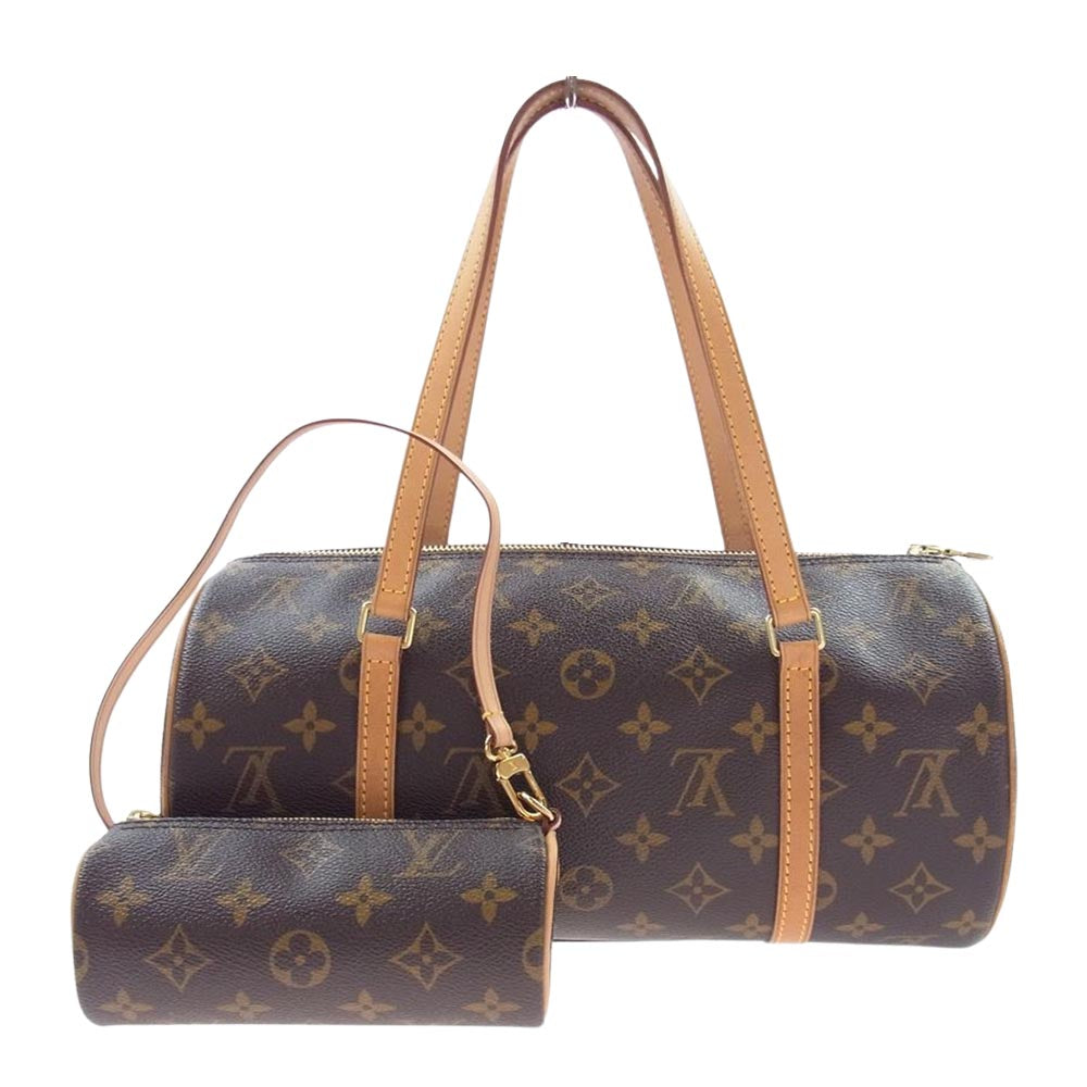 LOUIS VUITTON ルイ・ヴィトン M51385 モノグラム パピヨン30 ハンドバッグ ブラウン系【中古】