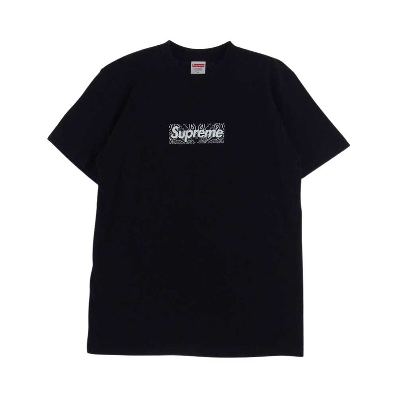 SUPREME シュプリーム 19AW Bandana Box Logo Tee バンダナボックスロゴプリント半袖Tシャツ ピンク