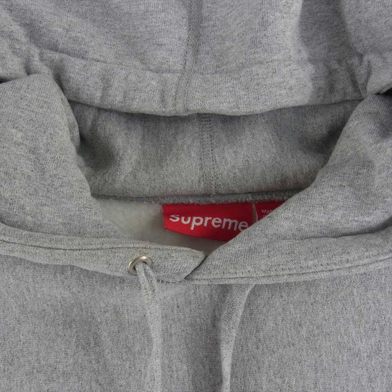 Supreme シュプリーム 17AW Boxlogo Hooded Sweatshirt ボックス ロゴ フーデッド スウェット パーカー グレー系 S【中古】