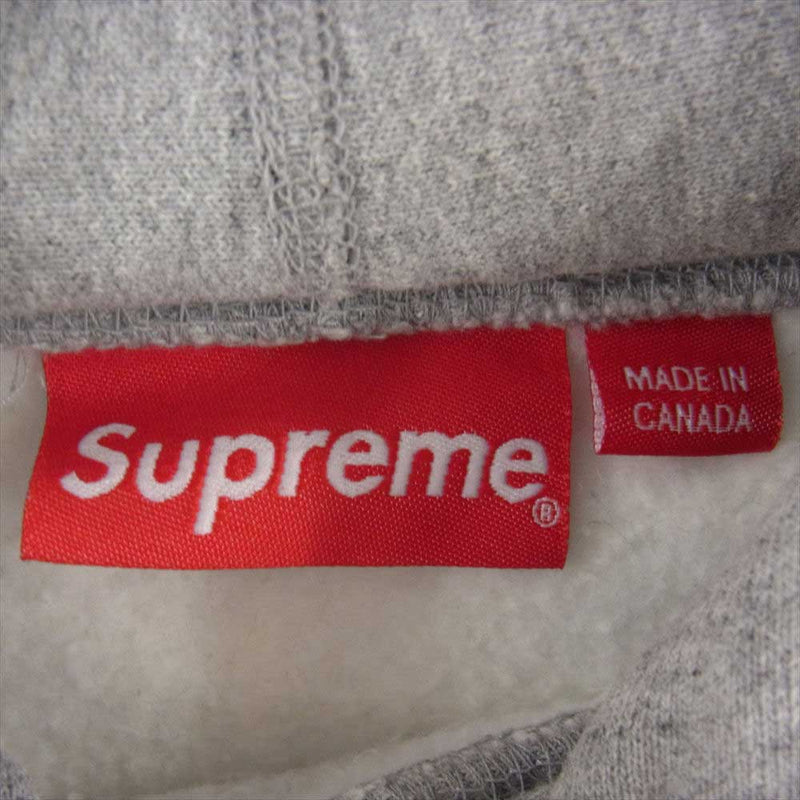 Supreme シュプリーム 17AW Boxlogo Hooded Sweatshirt ボックス ロゴ フーデッド スウェット パーカー グレー系 S【中古】