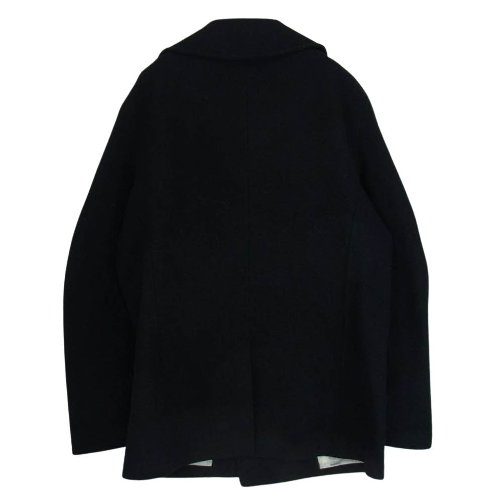 VISVIM ビズビム 08AW × HARRIS TWEED ハリスツイード LIEUTENANT COAT ルテナント ブラック系 L【中古】