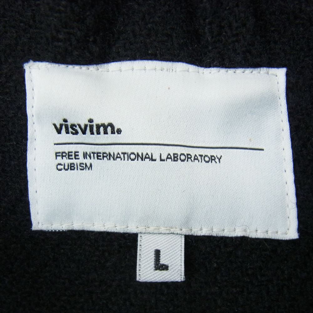 VISVIM ビズビム 08AW × HARRIS TWEED ハリスツイード LIEUTENANT COAT ルテナント ブラック系 L【中古】