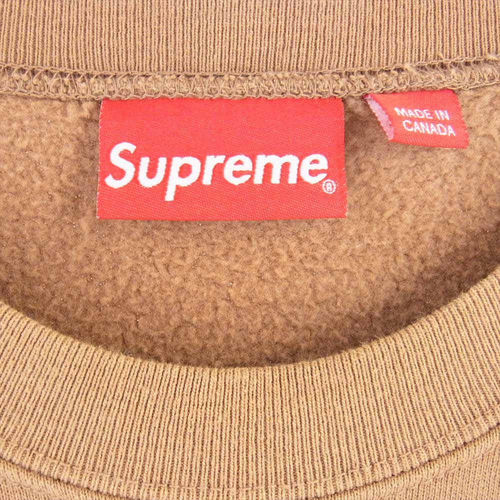 Supreme シュプリーム 21SS Gonz Logo Crewneck ゴンズ ロゴ クルーネック スウェット ブラウン系 L【中古】