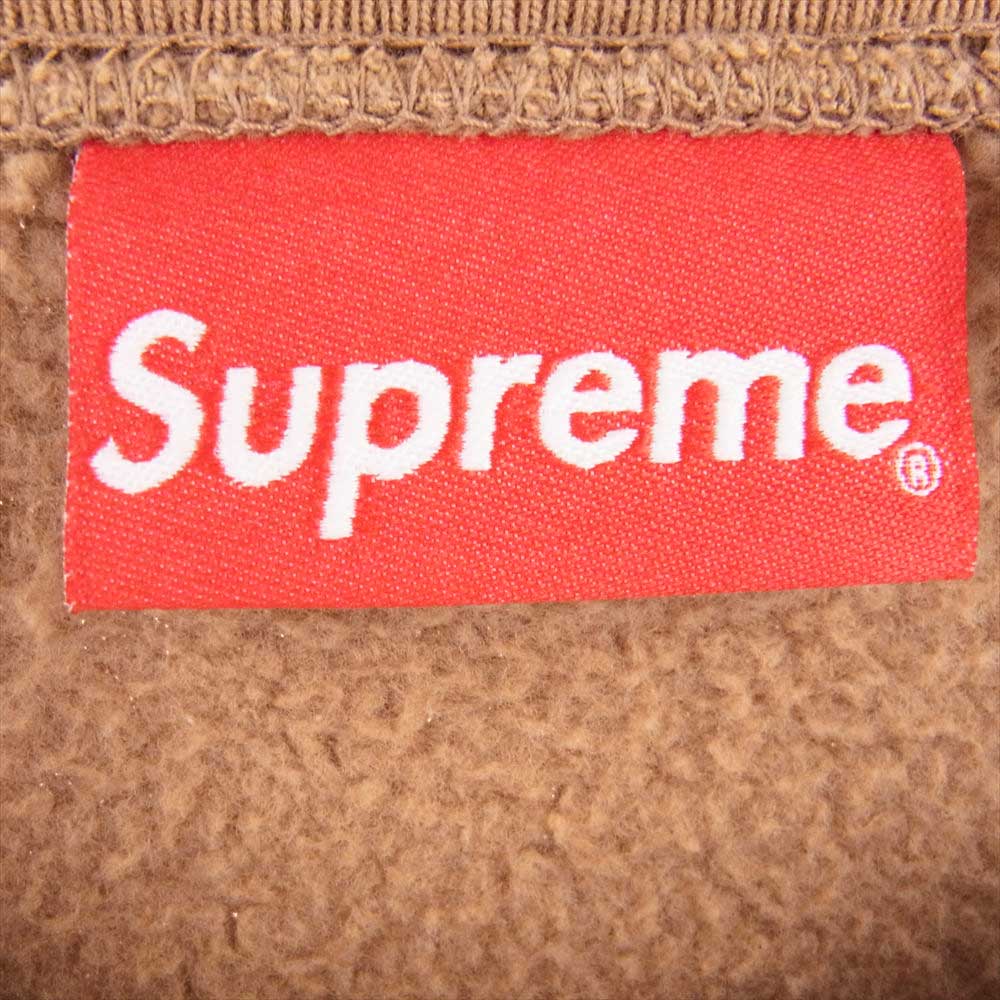 Supreme シュプリーム 21SS Gonz Logo Crewneck ゴンズ ロゴ クルーネック スウェット ブラウン系 L【中古】
