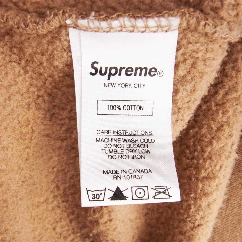 Supreme シュプリーム 21SS Gonz Logo Crewneck ゴンズ ロゴ クルーネック スウェット ブラウン系 L【中古】