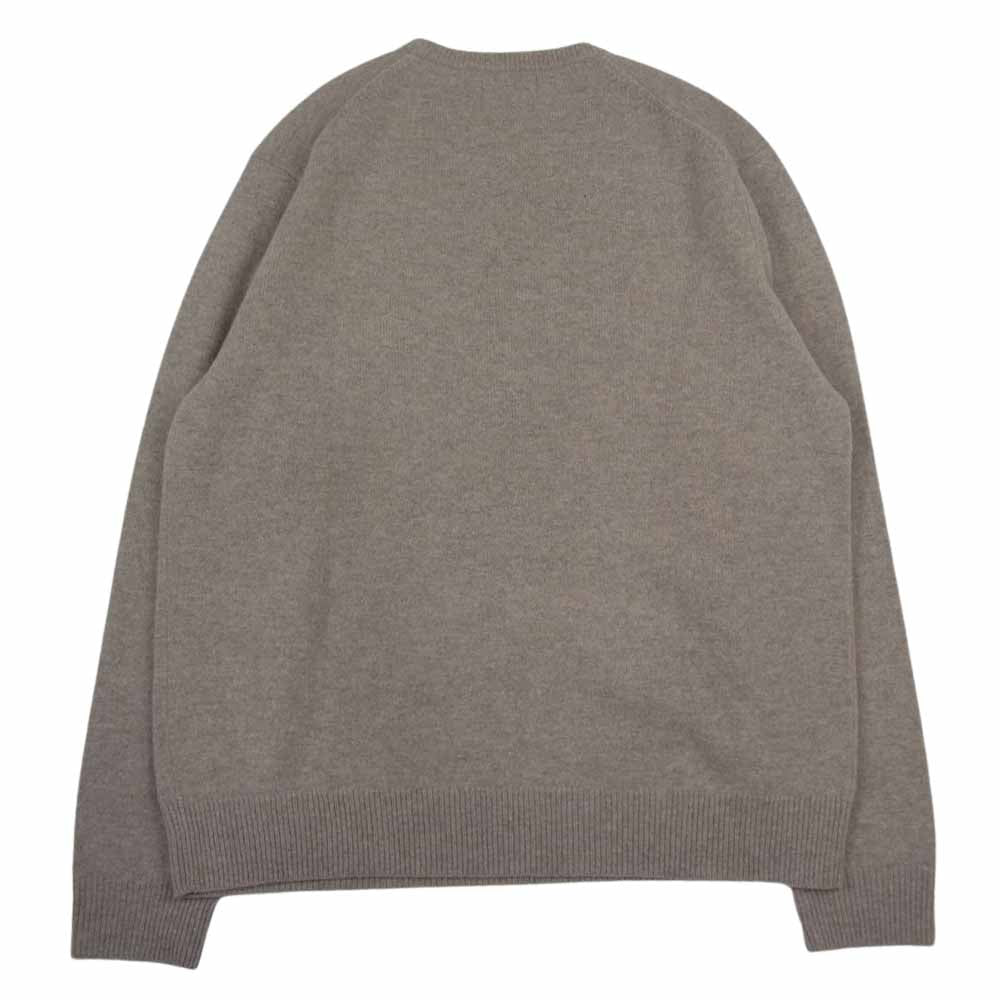 POLO RALPH LAUREN ポロ・ラルフローレン 刺繍 ニット セーター ベージュ系 XL【中古】
