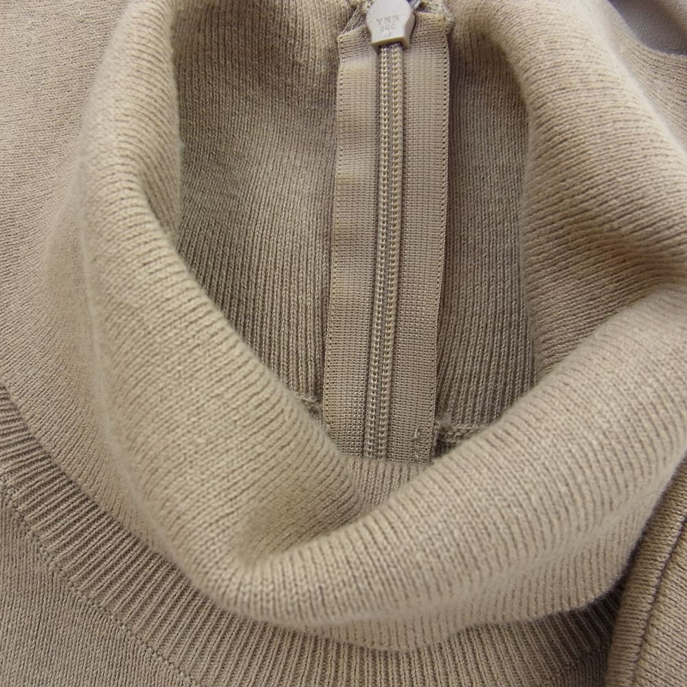 フレイ アイディー 18AW FWNO185068 ニット コンビ ミリタリー ワンピース ベージュ系 SIZE:0【中古】