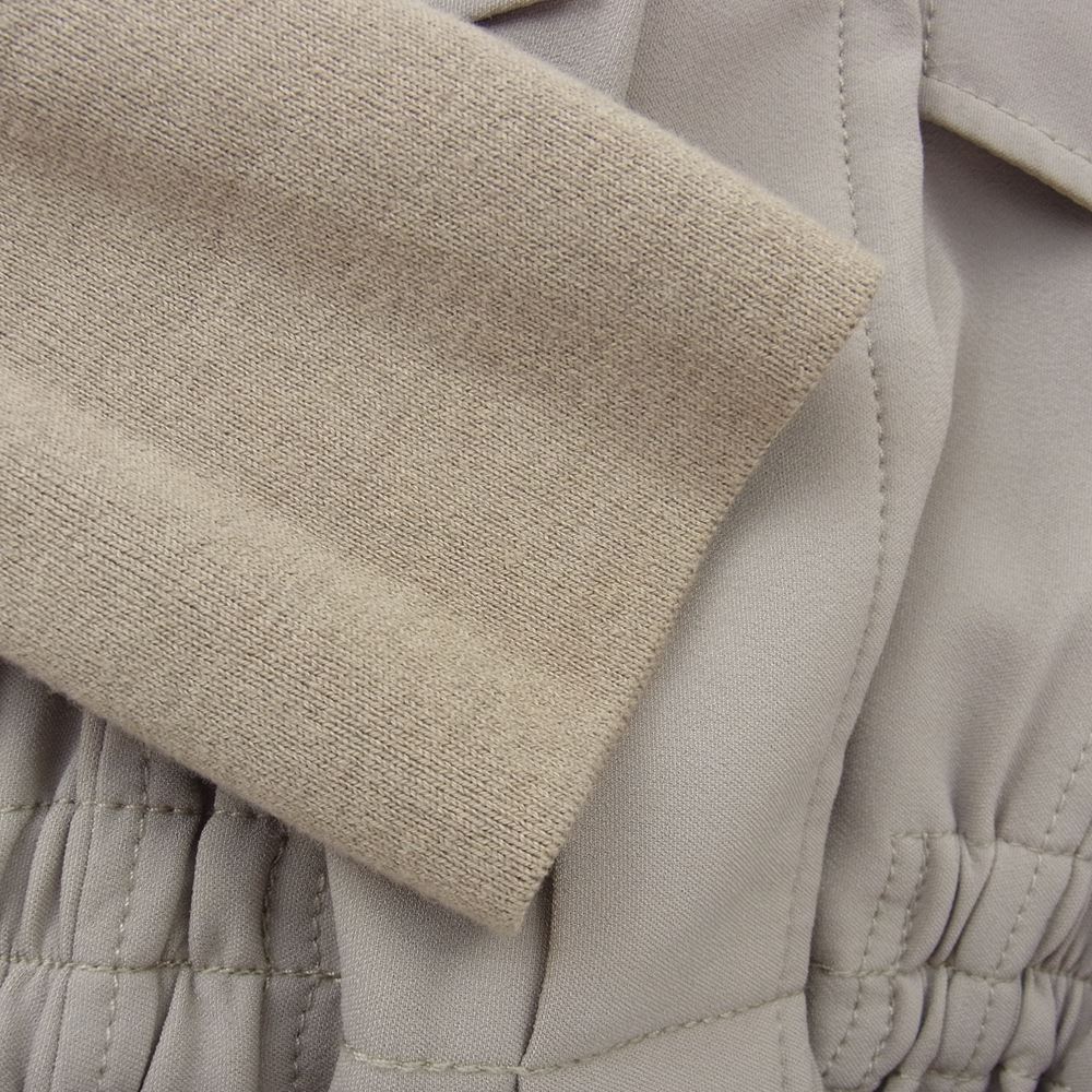 フレイ アイディー 18AW FWNO185068 ニット コンビ ミリタリー ワンピース ベージュ系 SIZE:0【中古】