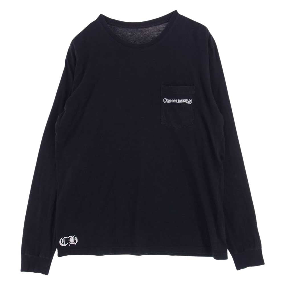 CHROME HEARTS クロムハーツ（原本無） スタークロス ロングスリーブ TEE 長袖 Tシャツ ブラック系【中古】