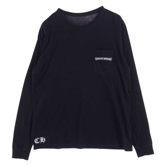 CHROME HEARTS クロムハーツ（原本無） スタークロス ロングスリーブ TEE 長袖 Tシャツ ブラック系【中古】