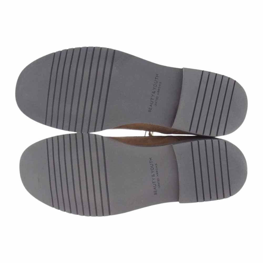 UNITED ARROWS ユナイテッドアローズ BEAUTY&YOUTH オックスフォード シューズ スエード  ライトブラウン系 26.0cm【美品】【中古】