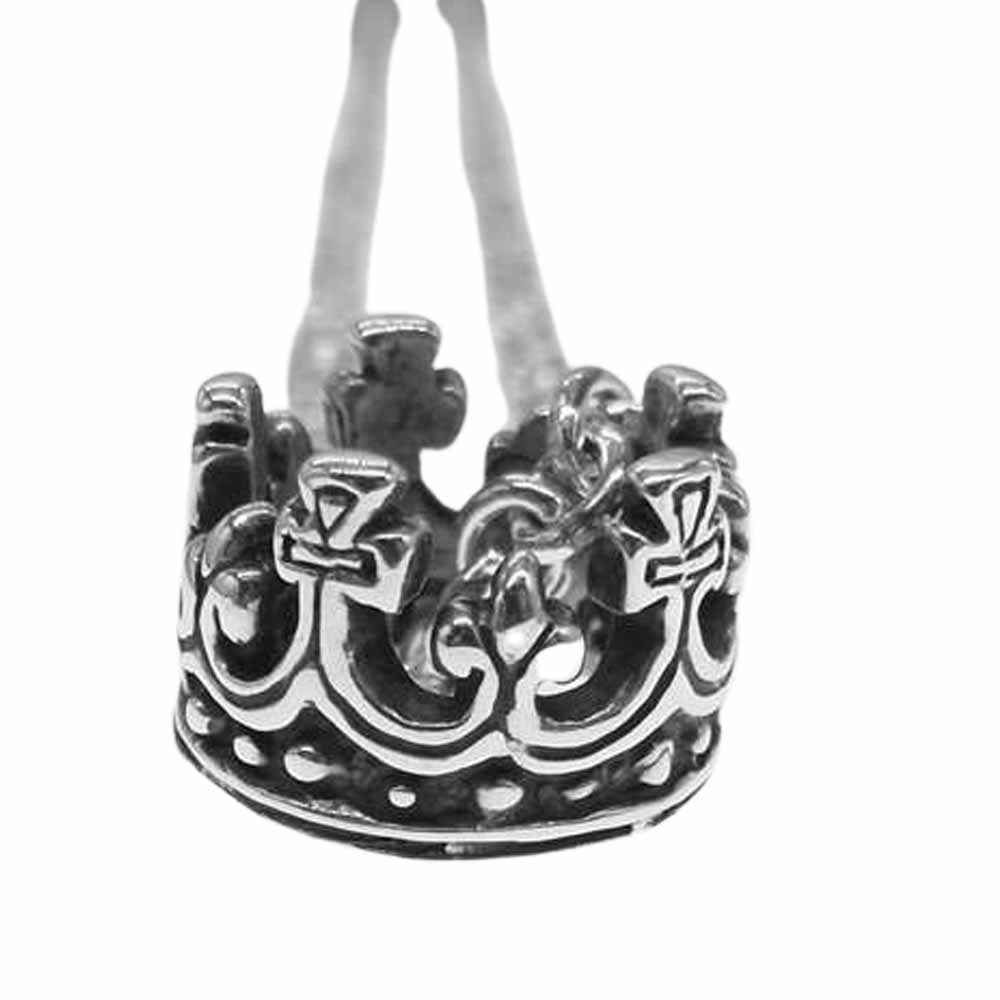 ROYAL ORDER ロイヤルオーダー クラウン ペンダントトップ ネックレス シルバー系【中古】