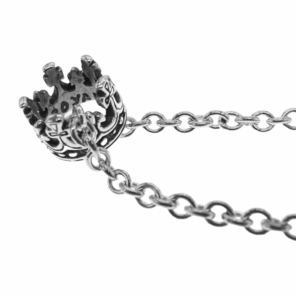 ROYAL ORDER ロイヤルオーダー クラウン ペンダントトップ ネックレス シルバー系【中古】