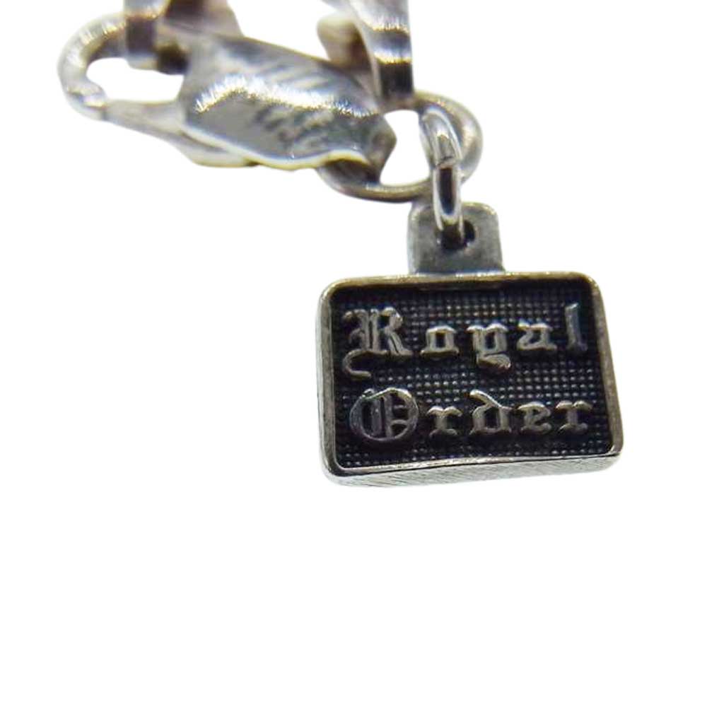 ROYAL ORDER ロイヤルオーダー ドッグタグ ペンダントトップ ネックレス シルバー系【中古】