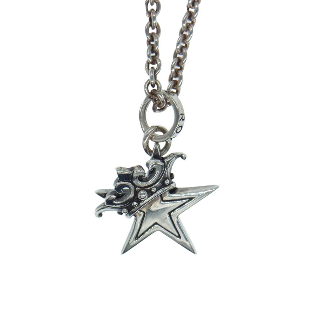 ROYAL ORDER ロイヤルオーダー スター クラウン ペンダント ネックレス シルバー系【中古】