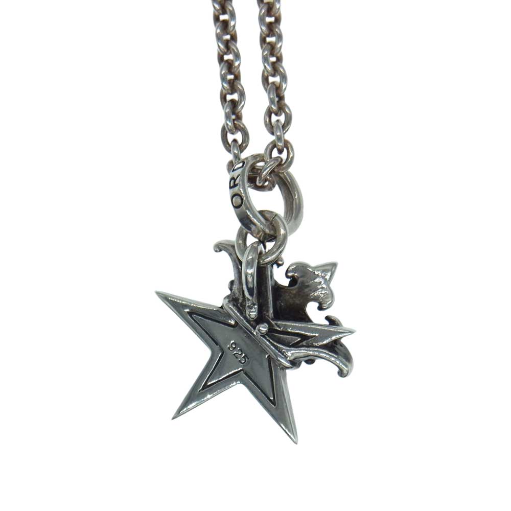 ROYAL ORDER ロイヤルオーダー スター クラウン ペンダント ネックレス シルバー系【中古】