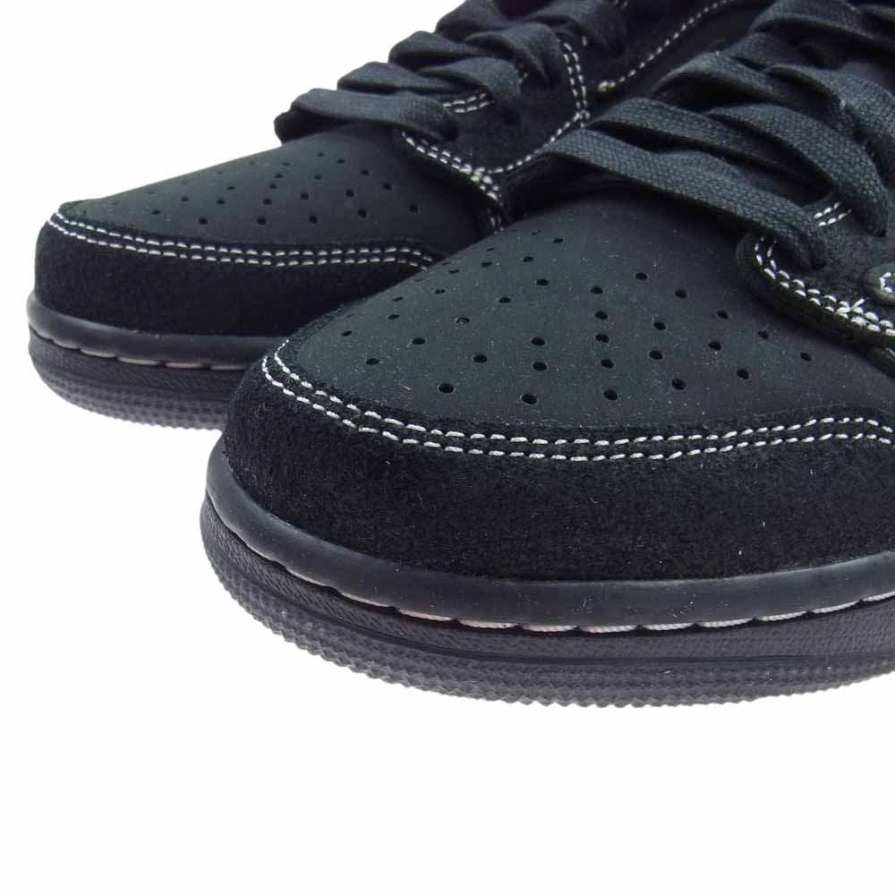 NIKE ナイキ DM7866-001 × Travis Scott トラヴィス スコット Air Jordan 1 Low OG SP エアジョーダン1 ロー OG SP スニーカー ブラック系 26cm【新古品】【未使用】【中古】