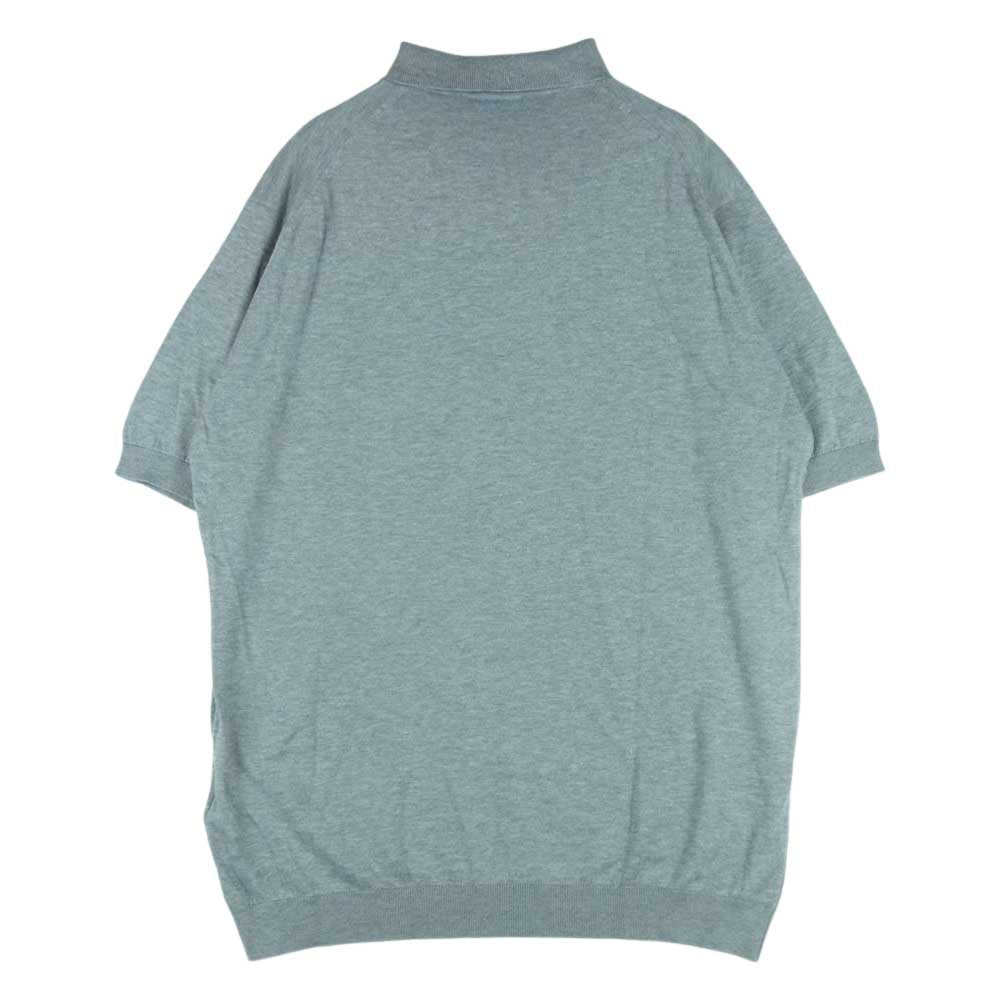 JOHN SMEDLEY ジョンスメドレー STANDARD FIT SS ADRIAN スタンダード フィット エイドリアン 半袖 ポロ シャツ グレー系 L【新古品】【未使用】【中古】