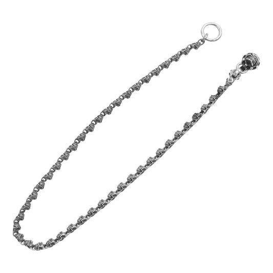 STARLIN GEAR スターリンギア タイニー フルスカル ウォレット チェーン W ミニギアフェイスキーパー シルバー系【中古】