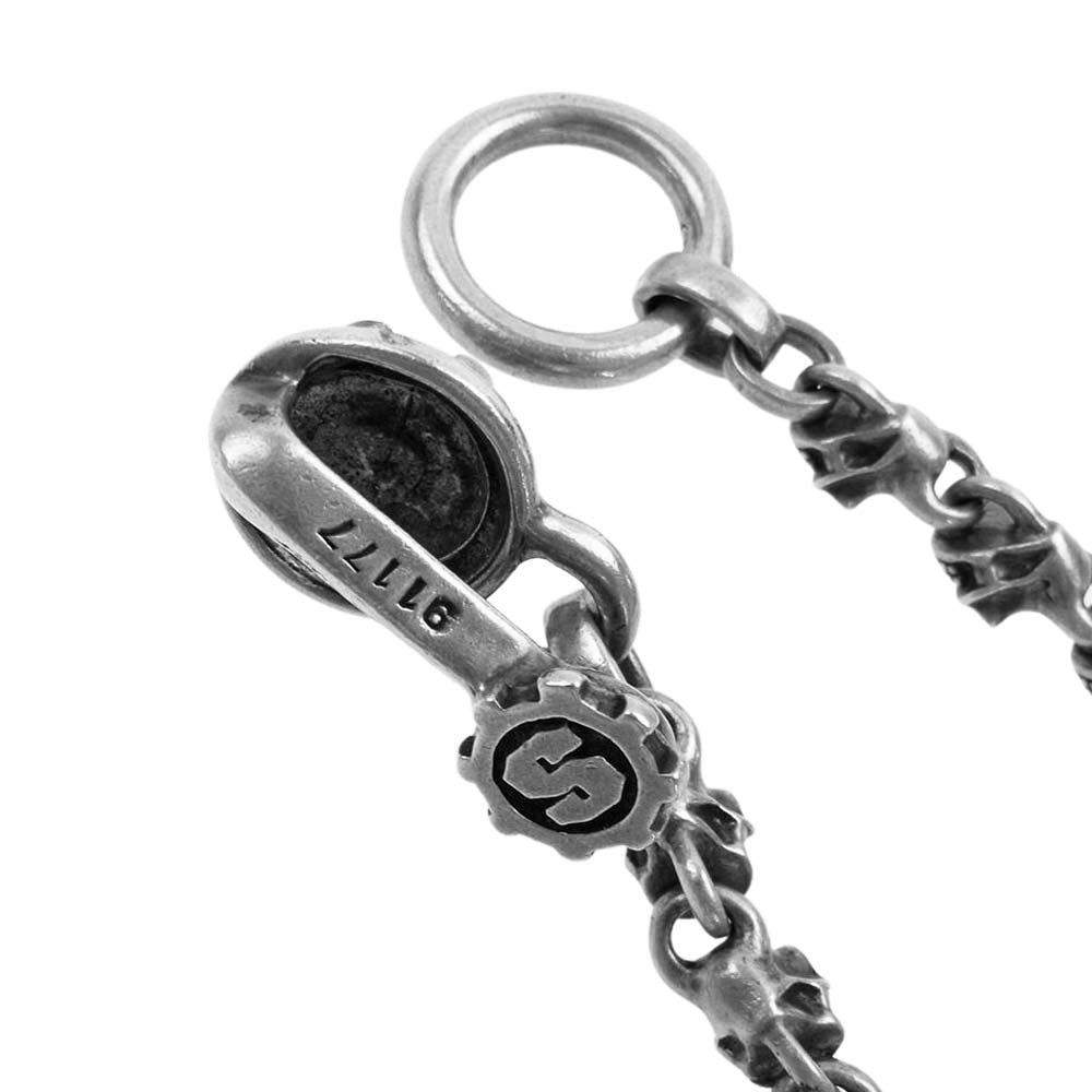 STARLIN GEAR スターリンギア タイニー フルスカル ウォレット チェーン W ミニギアフェイスキーパー シルバー系【中古】