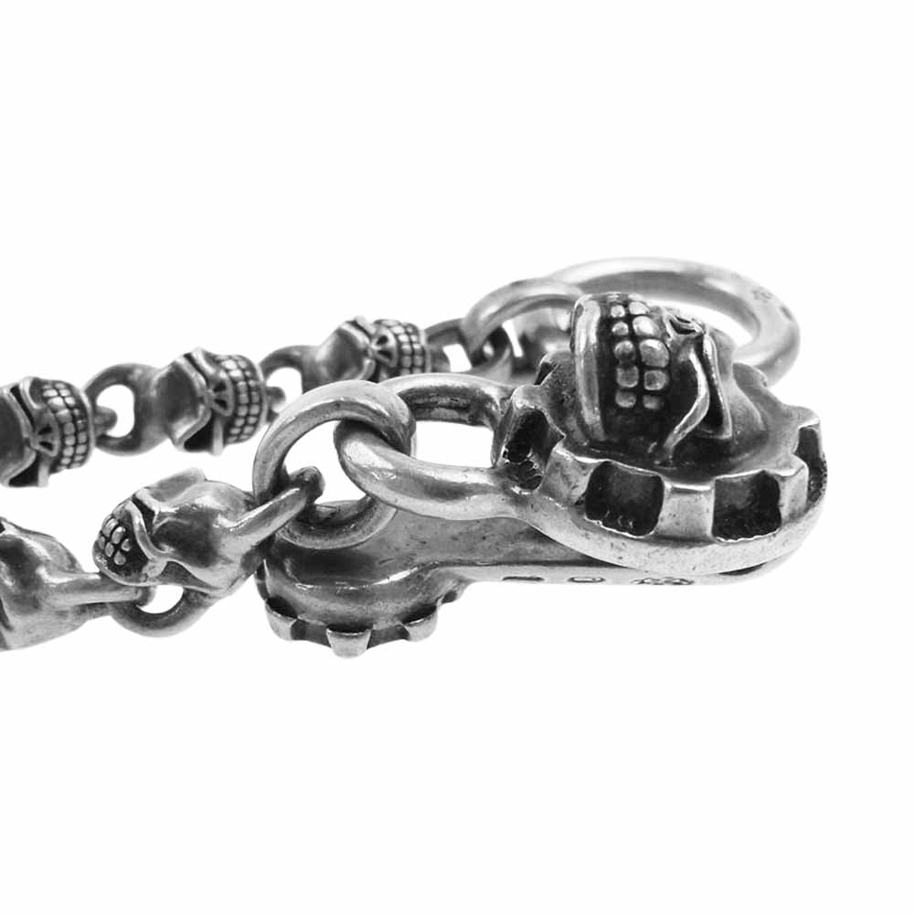 STARLIN GEAR スターリンギア タイニー フルスカル ウォレット チェーン W ミニギアフェイスキーパー シルバー系【中古】