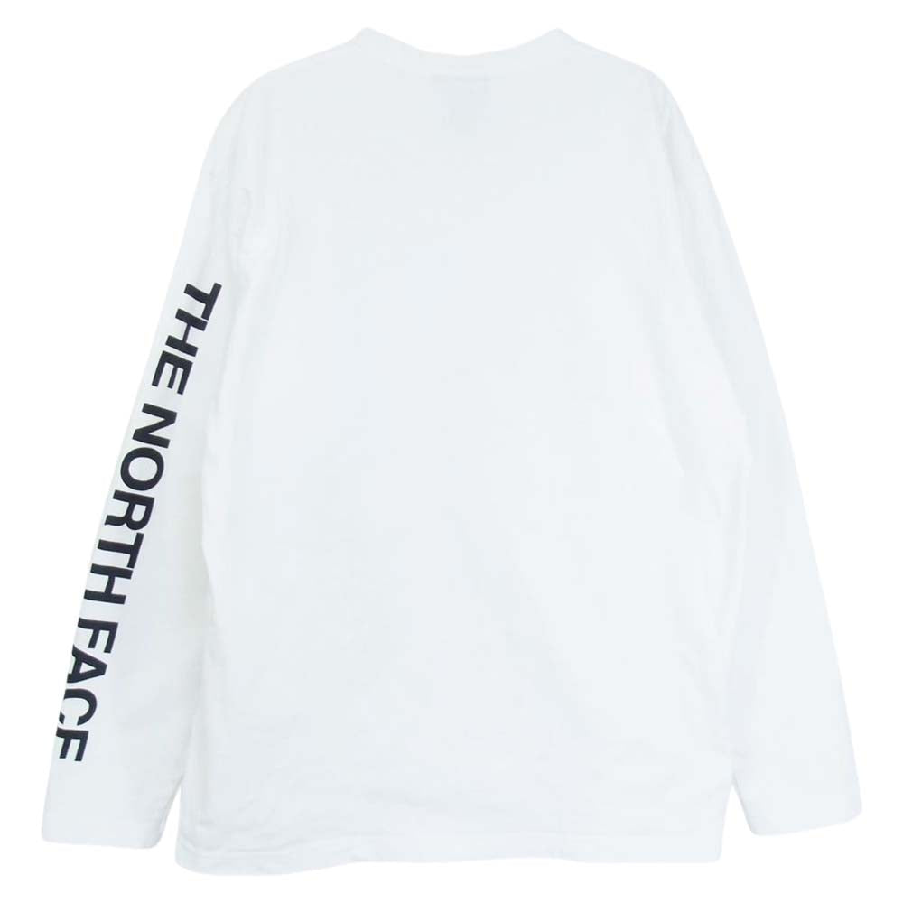 THE NORTH FACE ノースフェイス NT82032 Tested Proven Tee テステッド プルーブン 長袖 Tシャツ ホワイト系 M【中古】