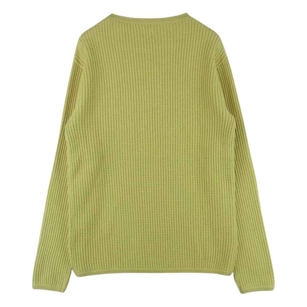 Ron Herman ロンハーマン 2820800048 ワッフル サーマル ニット 長袖 Tシャツ イエロー系 M【中古】