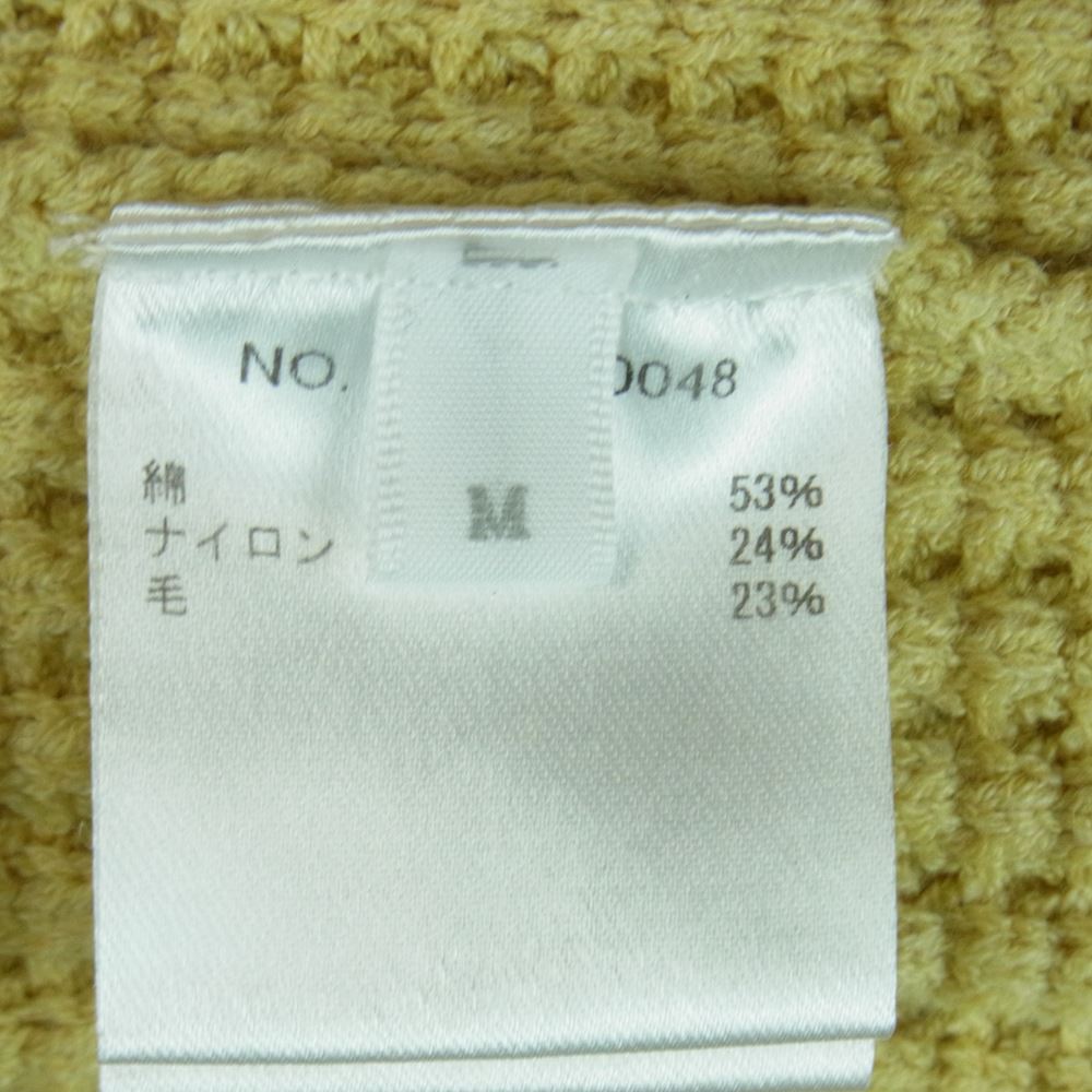 Ron Herman ロンハーマン 2820800048 ワッフル サーマル ニット 長袖 Tシャツ イエロー系 M【中古】