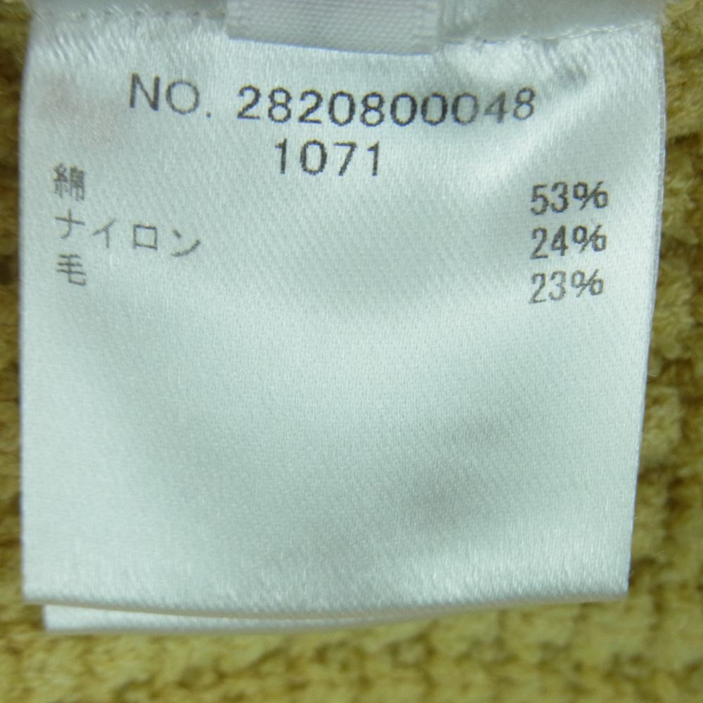 Ron Herman ロンハーマン 2820800048 ワッフル サーマル ニット 長袖 Tシャツ イエロー系 M【中古】