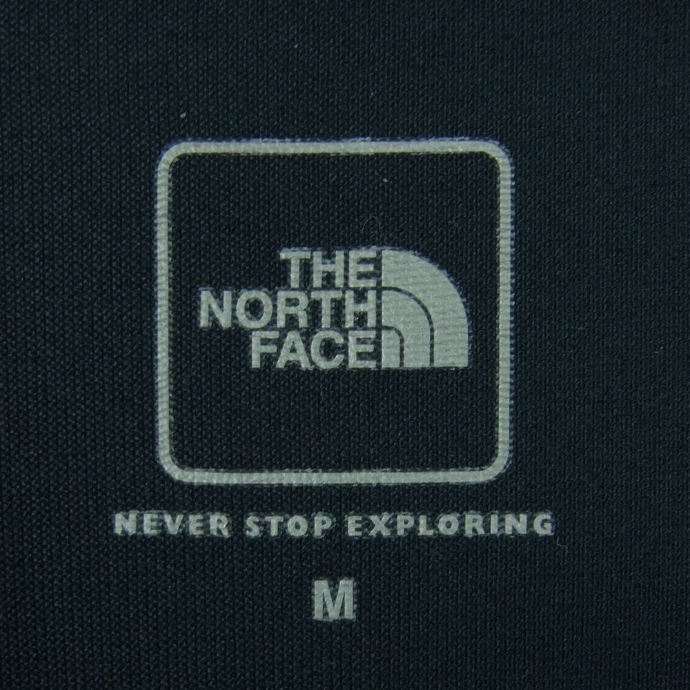 THE NORTH FACE ノースフェイス NT32035 LOGO CAMO TEE ロゴ カモ 半袖 Tシャツ ポリエステル 中国製 ブラック系 M【中古】