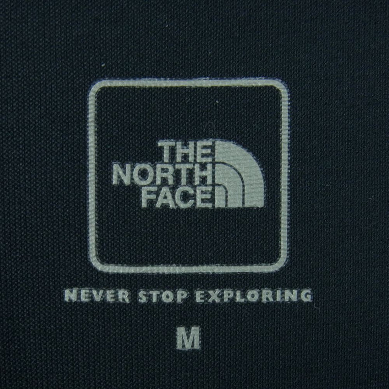 THE NORTH FACE ノースフェイス NT32035 LOGO CAMO TEE ロゴ カモ 半袖 Tシャツ ポリエステル 中国製 ブラック系 M【中古】