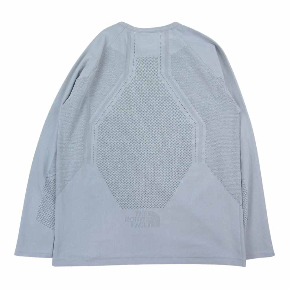 THE NORTH FACE ノースフェイス NT62070 Engineered Spiral Crew エンジニアード スパイラル クルー 長袖 Tシャツ グレー系 M【中古】