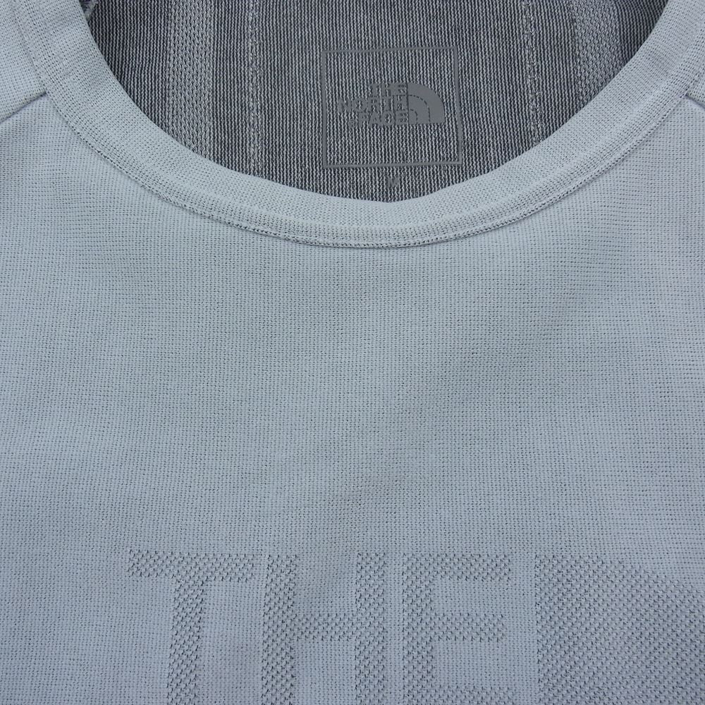 THE NORTH FACE ノースフェイス NT62070 Engineered Spiral Crew エンジニアード スパイラル クルー 長袖 Tシャツ グレー系 M【中古】