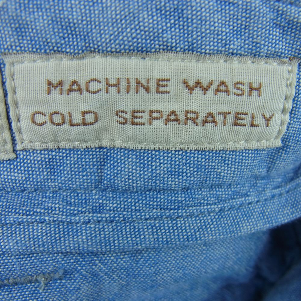 POLO RALPH LAUREN ポロ・ラルフローレン MADRAS PATCHWORK SHORT インディアマドラス パッチワーク ショーツ ハーフ ショート パンツ ブルー系 30【中古】