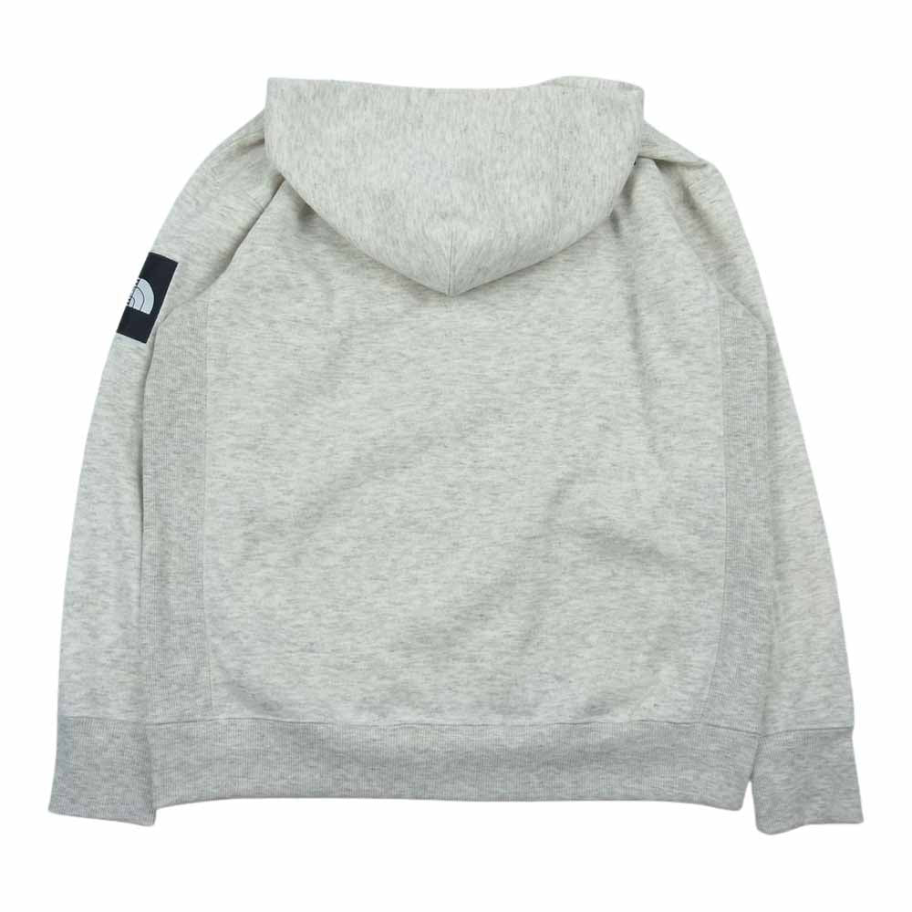 THE NORTH FACE ノースフェイス NT62038 Square Logo FullZip スクエア ロゴ フルジップ パーカー グレー系 M【中古】